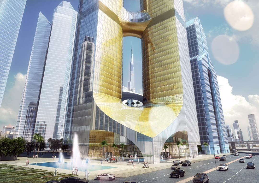 dubiome hypar tower UAE united arab emirates middle east biomes playhou.se playhouse animation Richie Gelles Richard Gelles perkins will