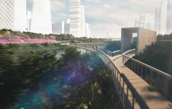 Landscape Architecture Animation 3D Rendering Flythrough | James Corner Field Operations - Qianhai Waterfront Park 深圳 前海区 前海水城绿岸 城市 建筑 视频 电影 Playhou.se